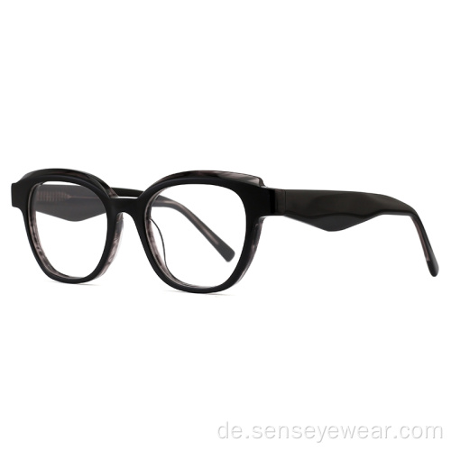 Frauen Vintage Design Devel Acetat Rahmen optische Brille